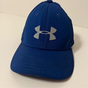 Under Armour Youth Fitted Baseball Cap Hat - Blue - Size S/M